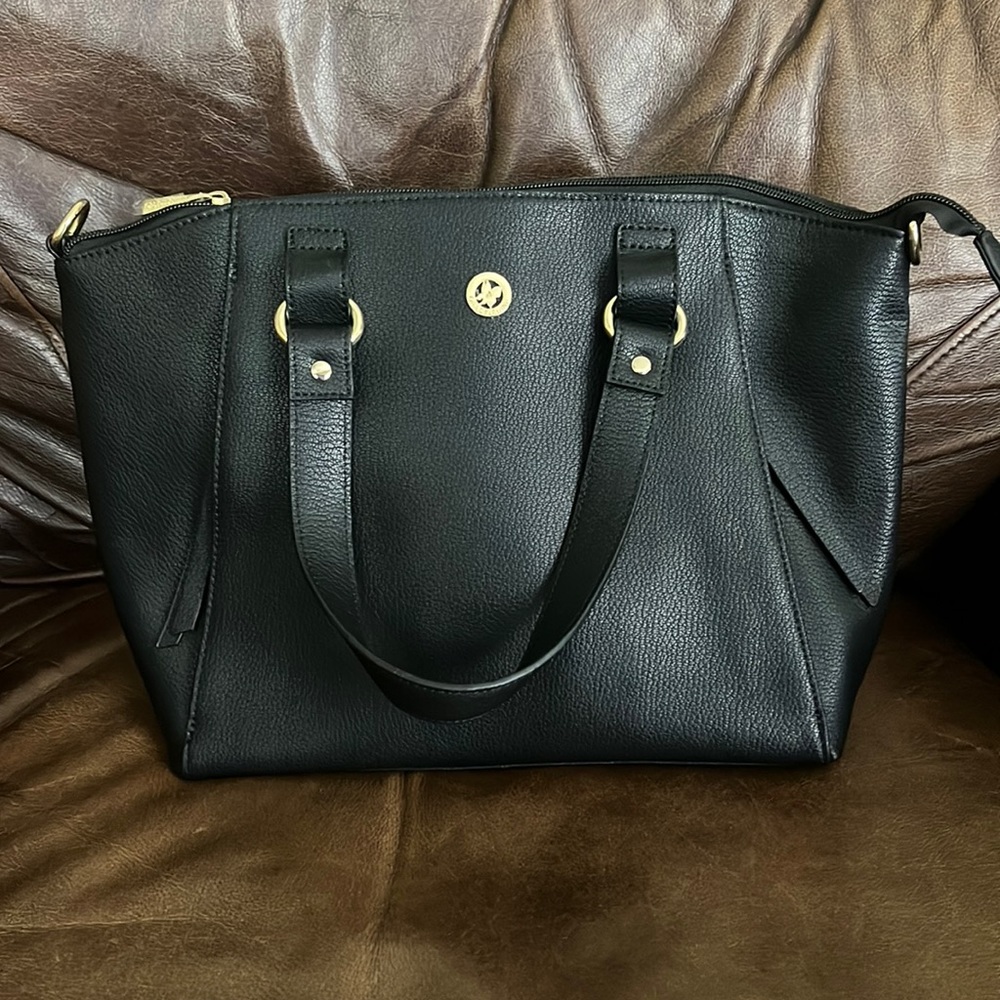 ORA DELPHINE Alisa satchel black bag